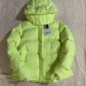 lululemon athletica Neon Yellow Puffer Jacket